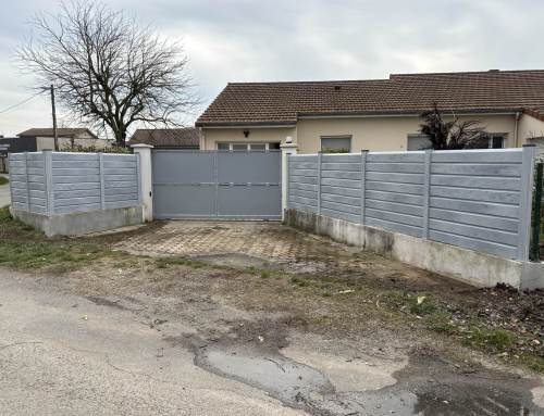 Déroulement d’une opération de pose de clôture